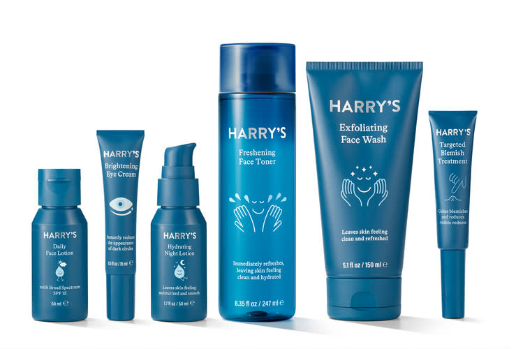 Harry's Full Skincare Suite; best men's skincare brands, best skincare brands for men