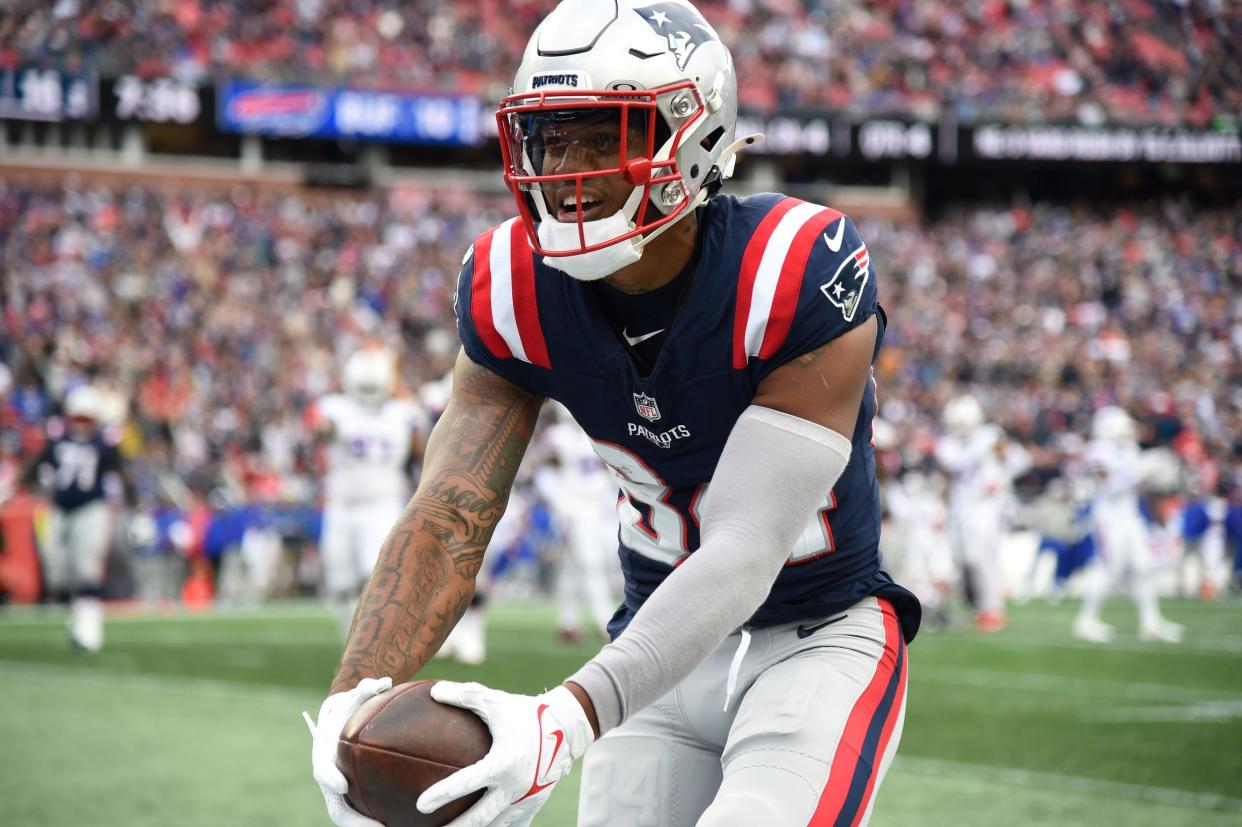 Patriots wide receiver Kendrick Bourne remains a key piece of the New England offense.