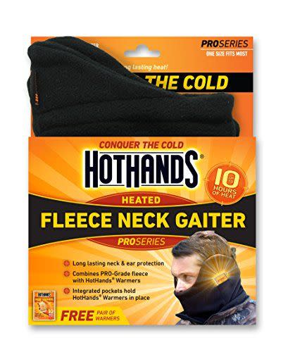 8) Heated Fleece Neck Gaiter