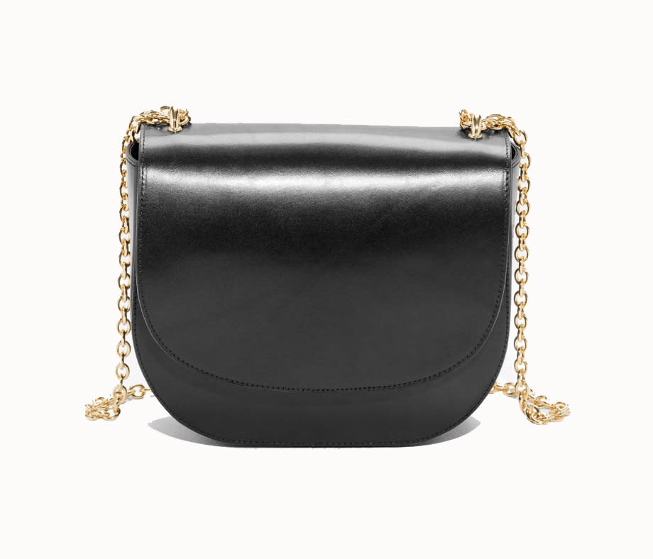 <p>If you haven’t got hundreds to drop on a designer bag, this little number is a more affordable alternative. And it’s made from leather – making it great quality. </p>