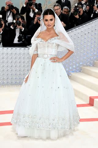 <p>Getty Images</p> Penelope Cruz at the 2023 Met Gala.