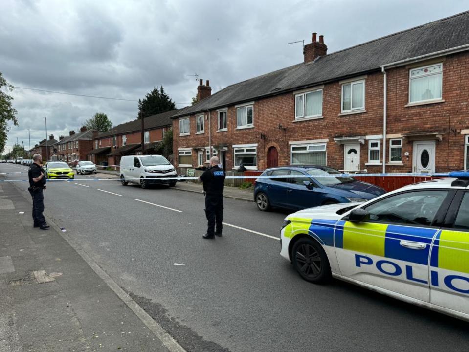 The Northern Echo: Armed police arrest a man in Valley Road, near Linthorpe,, Middlesbrough