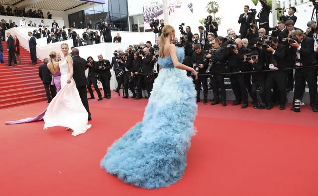 Alina Baikova in Cannes