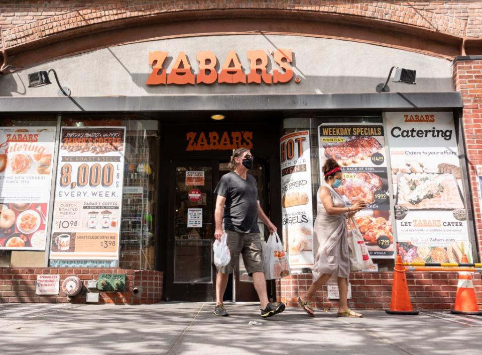 Pick up cheese (and a lot more) at Zabar's.