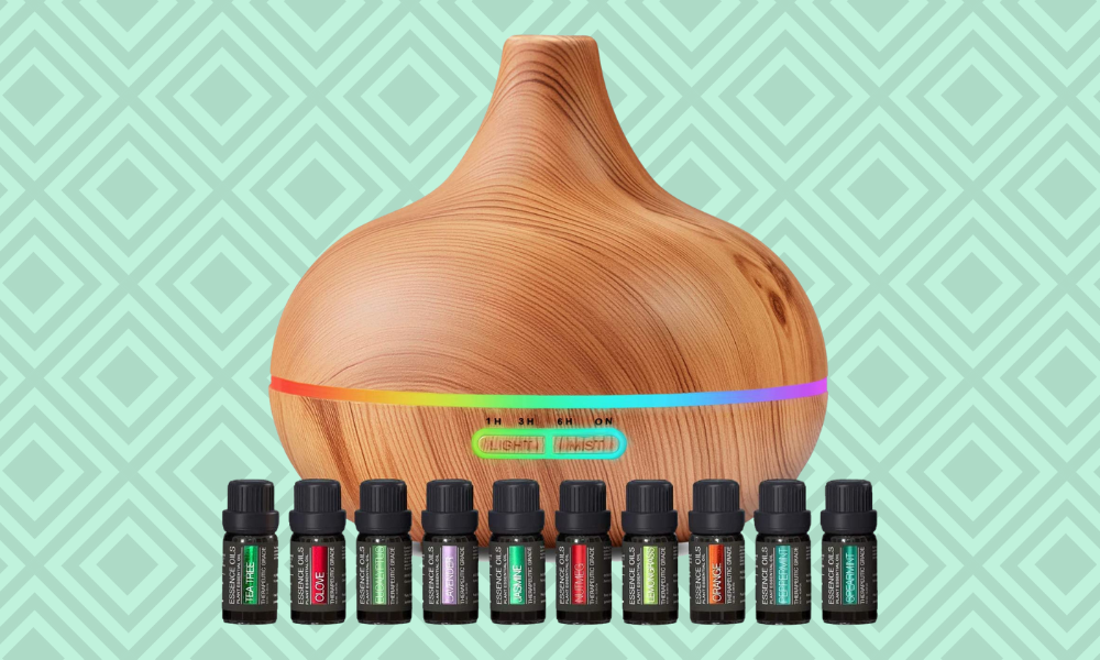 diffuser and essential oils