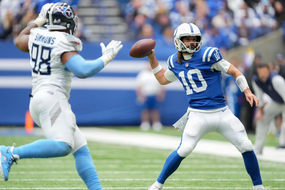 Will Gardner Minshew and the Indianapolis Colts beat the Tennessee Titans on Sunday? NFL Week 13 picks, predictions and odds weigh in on the game.