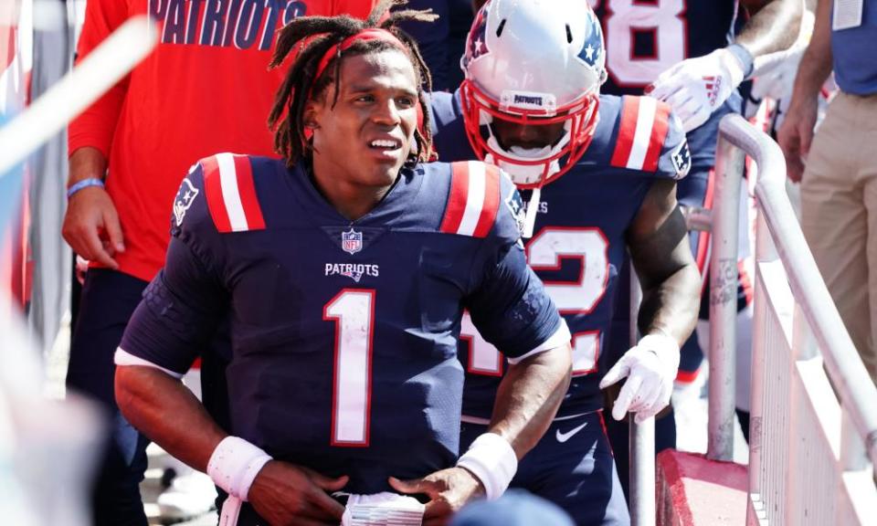 Cam Newton looked comfortable in his Patriots debut