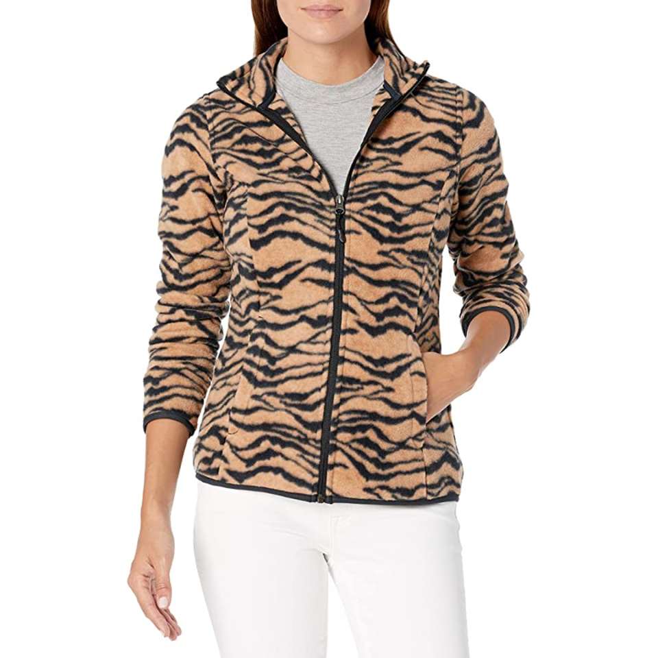 2) Long-Sleeve Full-Zip Polar Soft Fleece Jacket