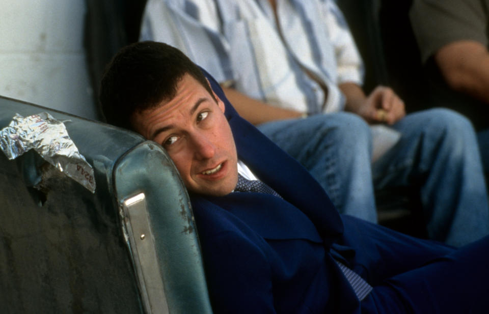 Adam Sandler worked with director Paul Thomas Anderson for 'Punch-Drunk Love'. (Columbia Pictures/Getty)