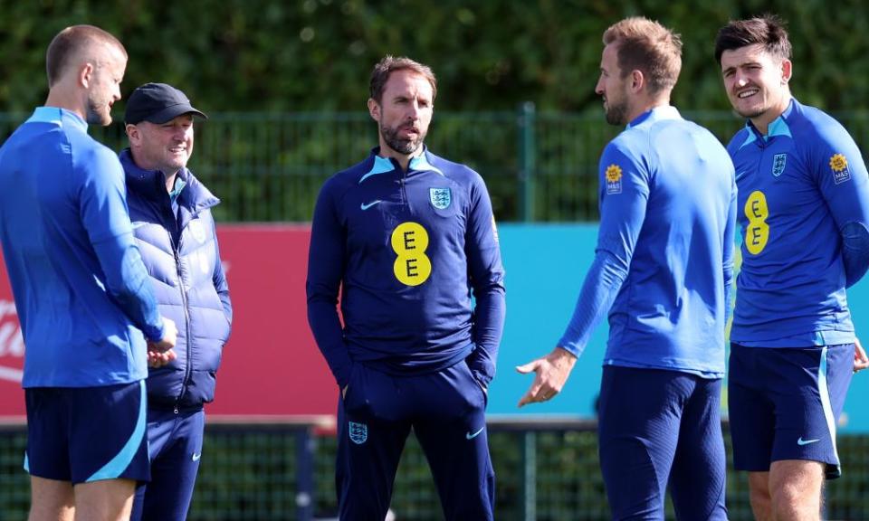 Gareth Southgate says of his selection decisions at right-back: ‘It’s a really difficult position … ultimately I’ll be judged on the outcome.’