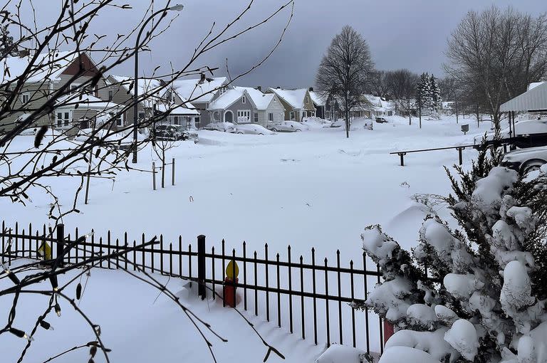 Tormenta de nieve; nieve; Buffalo; Nueva York; mundo; Cambio climático