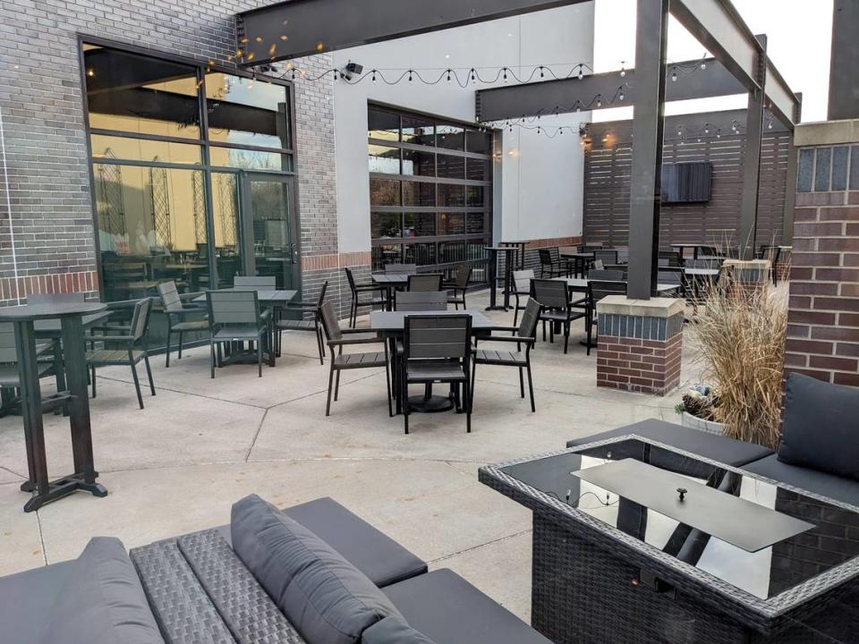 Brick + Bramble shares a patio with Global Brew Tap House, which are both owned by Ryan and Laura High.