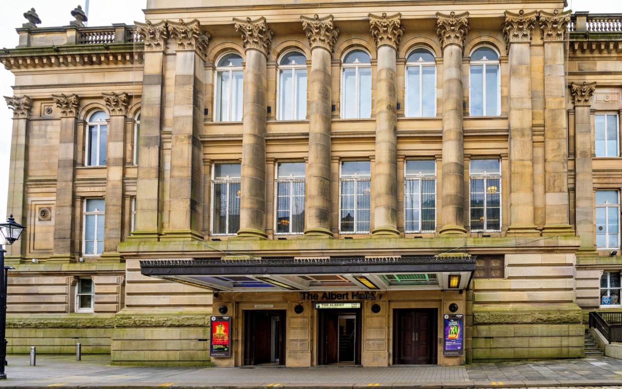 Albert Halls theatre in Bolton