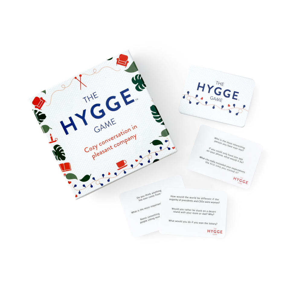 <p><a href="https://go.redirectingat.com?id=74968X1596630&url=https%3A%2F%2Fwww.uncommongoods.com%2Fproduct%2Fthe-hygge-conversation-game&sref=https%3A%2F%2Fwww.thepioneerwoman.com%2Fholidays-celebrations%2Fgifts%2Fg35730092%2Fcheap-affordable-mothers-day-gifts%2F" rel="nofollow noopener" target="_blank" data-ylk="slk:Shop Now;elm:context_link;itc:0;sec:content-canvas" class="link ">Shop Now</a></p><p>The Hygge Conversation Game</p><p>uncommongoods.com</p><p>$20.00</p>