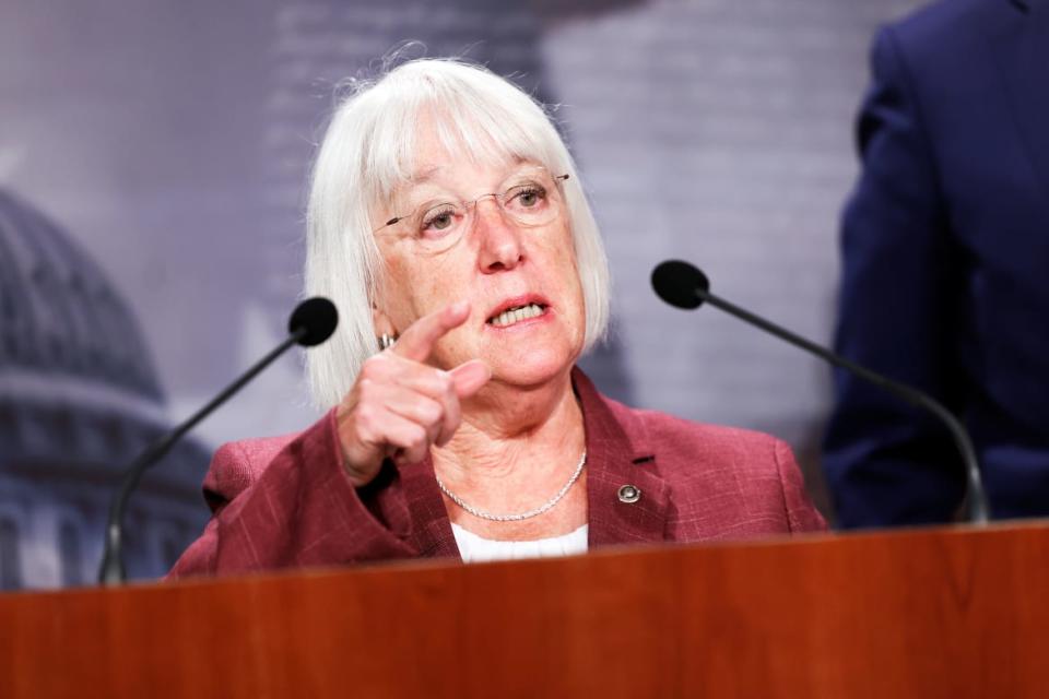 <div class="inline-image__caption"><p>U.S. Sen. Patty Murray (D-WA) speaks on reproductive rights during a press conference at the U.S. Capitol on Sept. 15, 2022 in Washington, DC. </p></div> <div class="inline-image__credit">Kevin Dietsch/Getty Images</div>