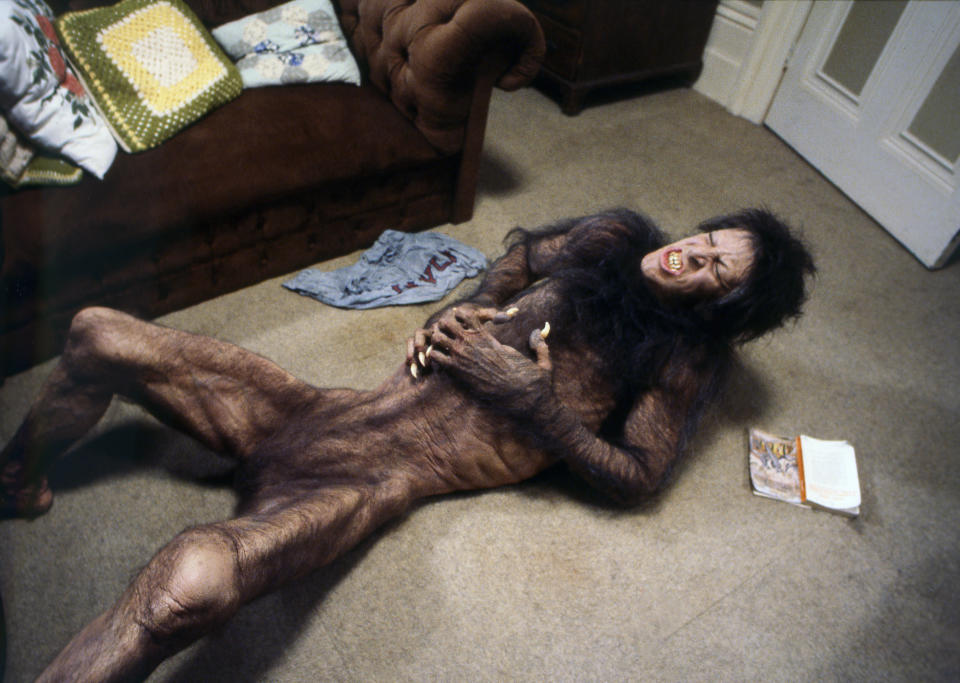 American actor David Naughton on the set of An American Werewolf in London, written and directed by John Landis. (Photo by Universal Pictures/Sunset Boulevard/Corbis via Getty Images)