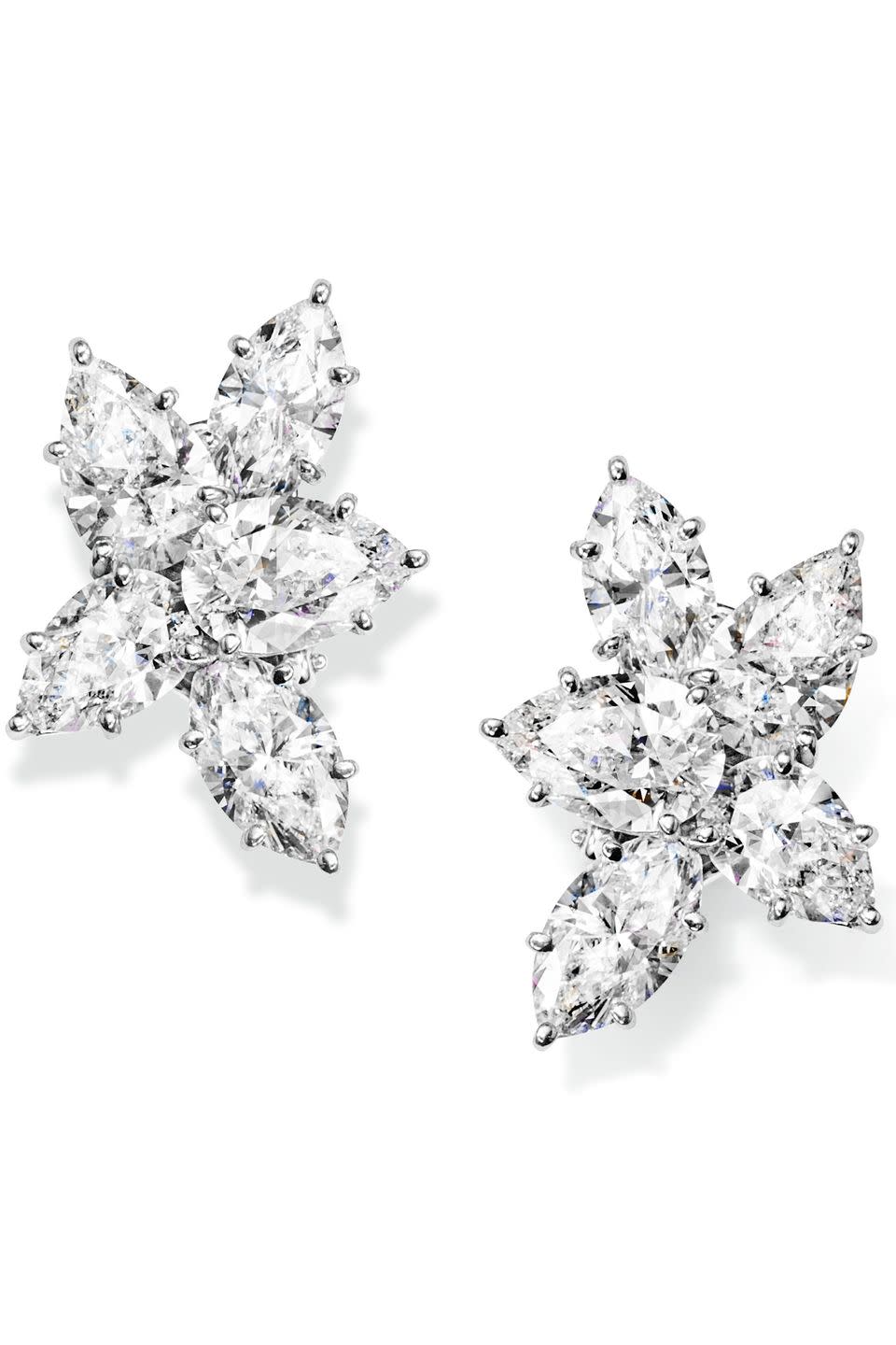 The Harry Winston Cluster earrings