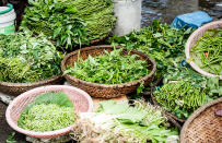 <p>If you bought too much dill or your parsley grew like a weed in your garden this year, don’t let it wilt and die. <a href="http://www.thedailymeal.com/15-foods-you-didnt-know-you-could-freeze" rel="nofollow noopener" target="_blank" data-ylk="slk:Instead, freeze it;elm:context_link;itc:0;sec:content-canvas" class="link "><b>Instead, freeze it</b></a> when it’s at its freshest. Wash the herbs, pat them dry, chop them up, and put them in perfect portions in an <a href="http://www.thedailymeal.com/cook/13-amazing-ice-cube-tray-hacks-make-life-easier-kitchen" rel="nofollow noopener" target="_blank" data-ylk="slk:ice cube tray;elm:context_link;itc:0;sec:content-canvas" class="link "><b>ice cube tray</b></a>. Add a little bit of olive oil and you’ll have fresh-tasting herbs for a pop of flavor in any recipe.</p>