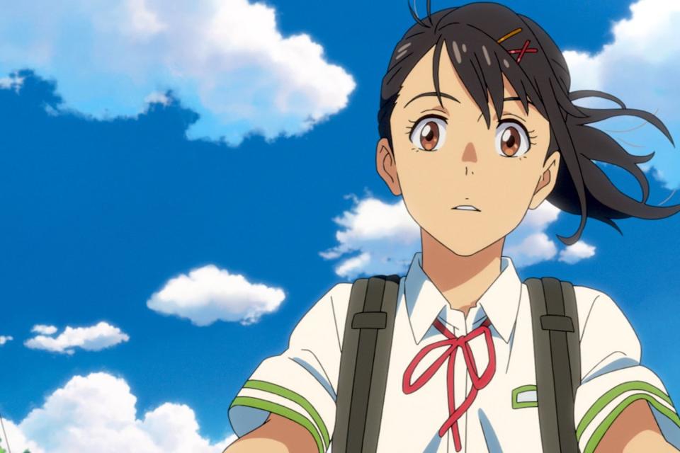 Suzume (Nanoka Hara) in Makoto Shinkai’s ‘Suzume.’