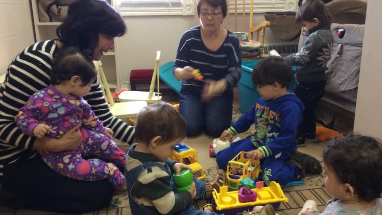 'Women helping women': Volunteers offer childcare, tutoring to Syrian mothers