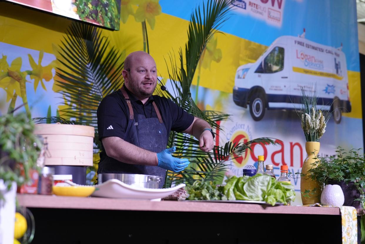 Jared Bobkin appeared on Seasons 15 and 17 of "Hell's Kitchen. The Detroit chef will give two cooking demonstrations this weekend at the Central Ohio Home & Garden Show.