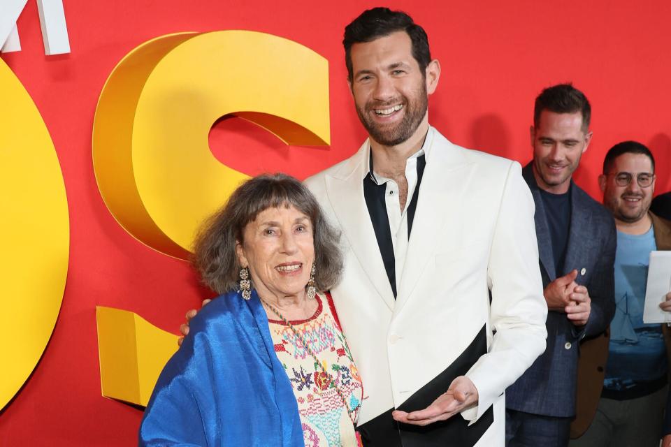 Elena from &quot;Billy on the Street&quot; and Billy Eichner attend the premiere of Universal Pictures's &quot;Bros&quot; at AMC Lincoln Square Theater on September 20, 2