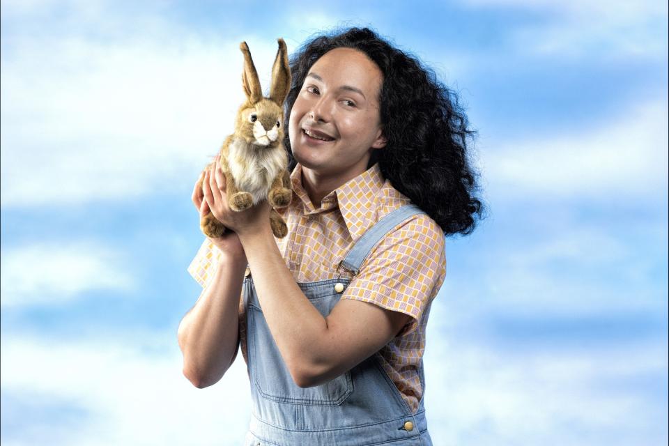 The Playhouse's Off the Hill touring series begins its 2023-2024 season with a world premiere adaptation of the childhood classic, The Velveteen Rabbit. The story is recommended for ages 5-up. It stars Tai Rosenblatt and Renee Shimsky.