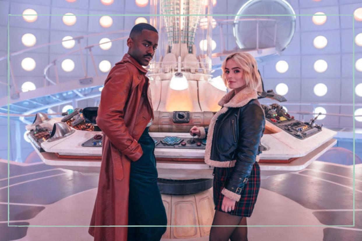  The Doctor (Ncuti Gatwa) and Ruby Sunday (Millie Gibson) in Doctor Who. 