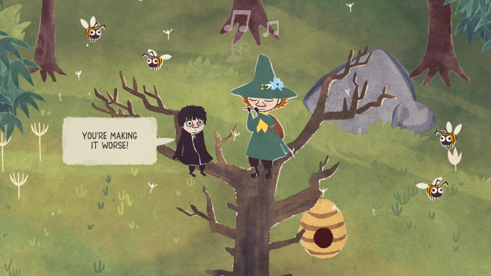 Snufkin has a chat