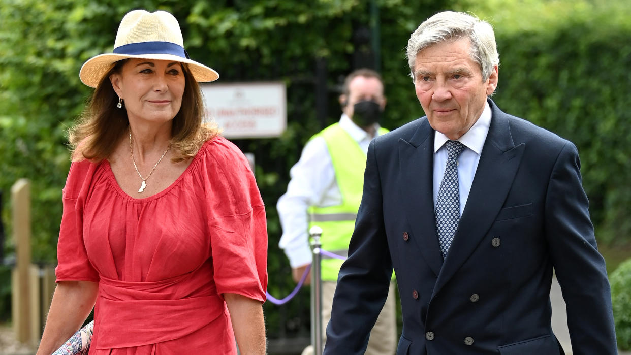  Carole Middleton and Michael Middleton. 