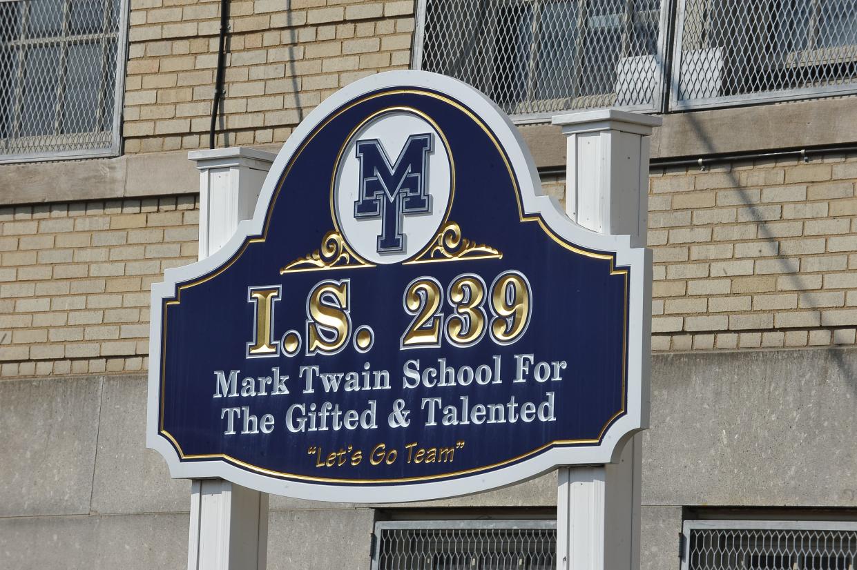 The Mark Twain Middle School for the Gifted and Talented in Coney Island, Brooklyn, New York.