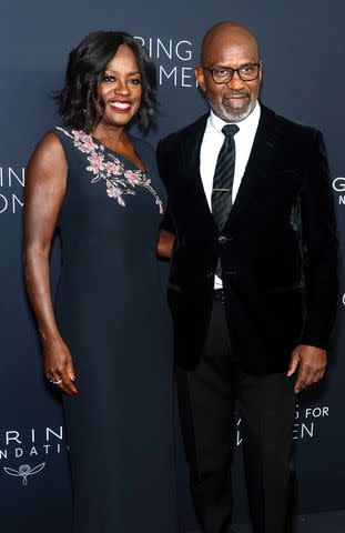 <p>Gotham/WireImage</p> Viola Davis and Julius Tennon