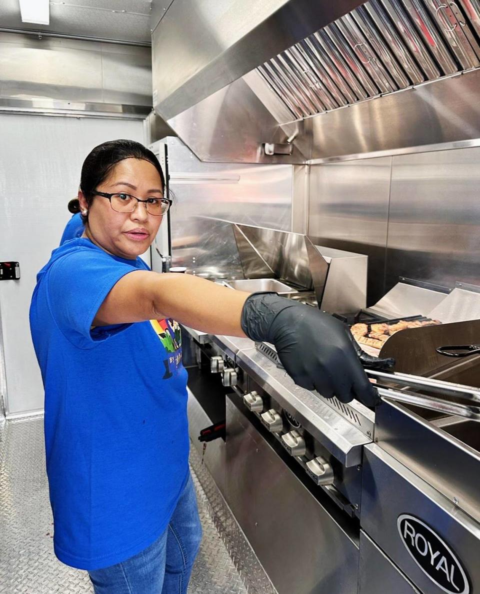 Filipino Corner co-owner and chef Alma Timbreza,