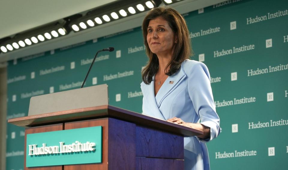Haley says she'll be voting for Donald Trump in the 2024 presidential election