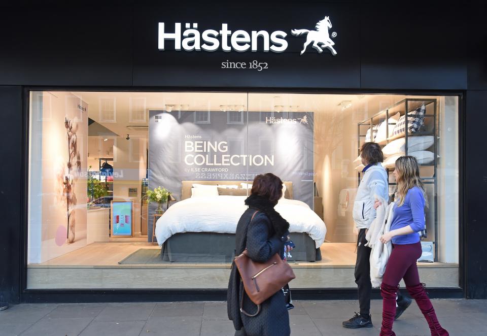 A Hästens store in London