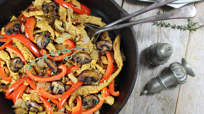 stir fry with soy curls