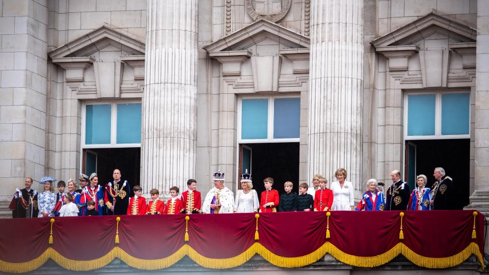 The coronation balcony appearance dates back over 100 years