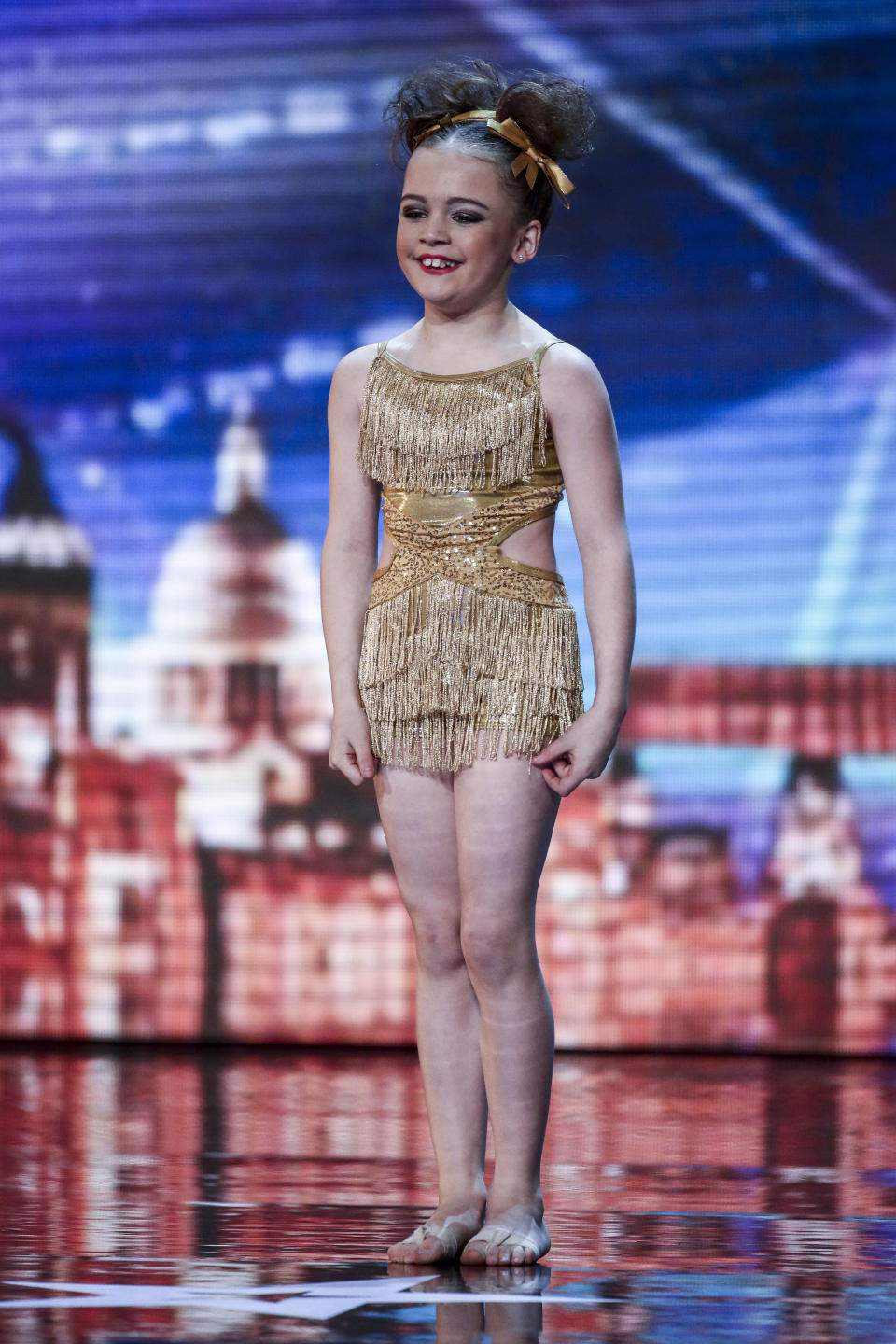 Chloe Fenton is a 10 year-old student and dancer from Liverpool where she lives with her parents, her brother and their pug Coco. Chloe is obsessed with dancing and started having lessons when she was a toddler. The judges were blown away by her energy and confidence and gave her four yeses.