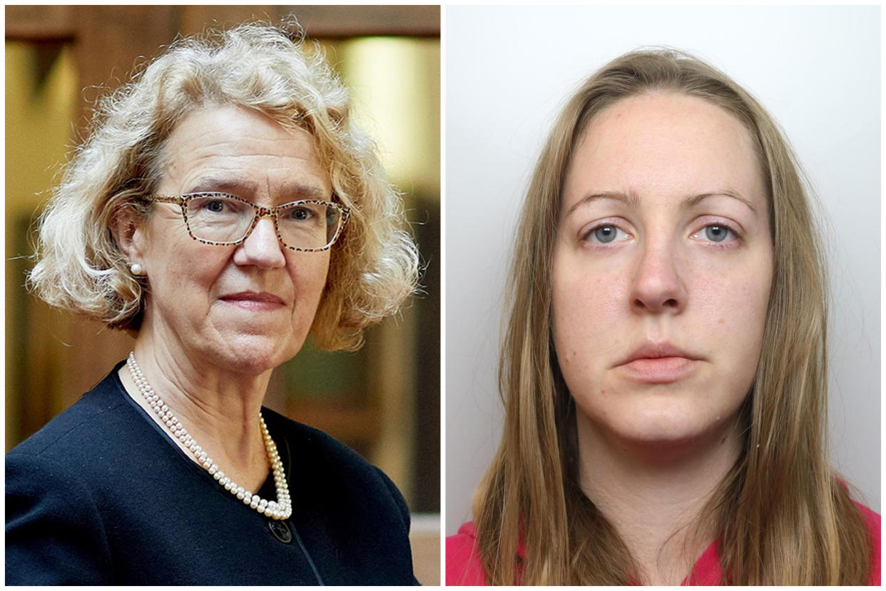 Lady Justice Thirlwall will lead the statutory inquiry into serial killer Lucy Letby's crimes. (PA)