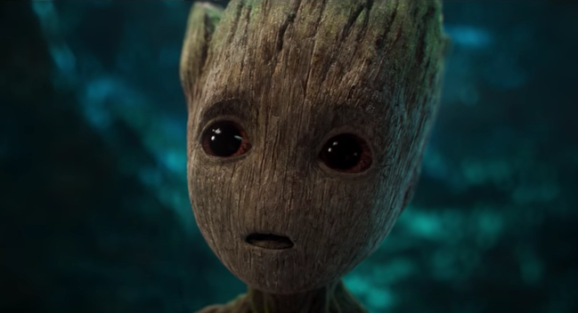 Baby Groot in the ‘Guardians of the Galaxy Vol. 2’ trailer