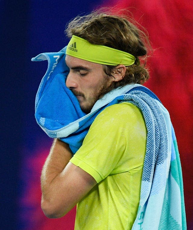 Stefanos Tsitsipas was unable to follow up his victory over Rafael Nadal