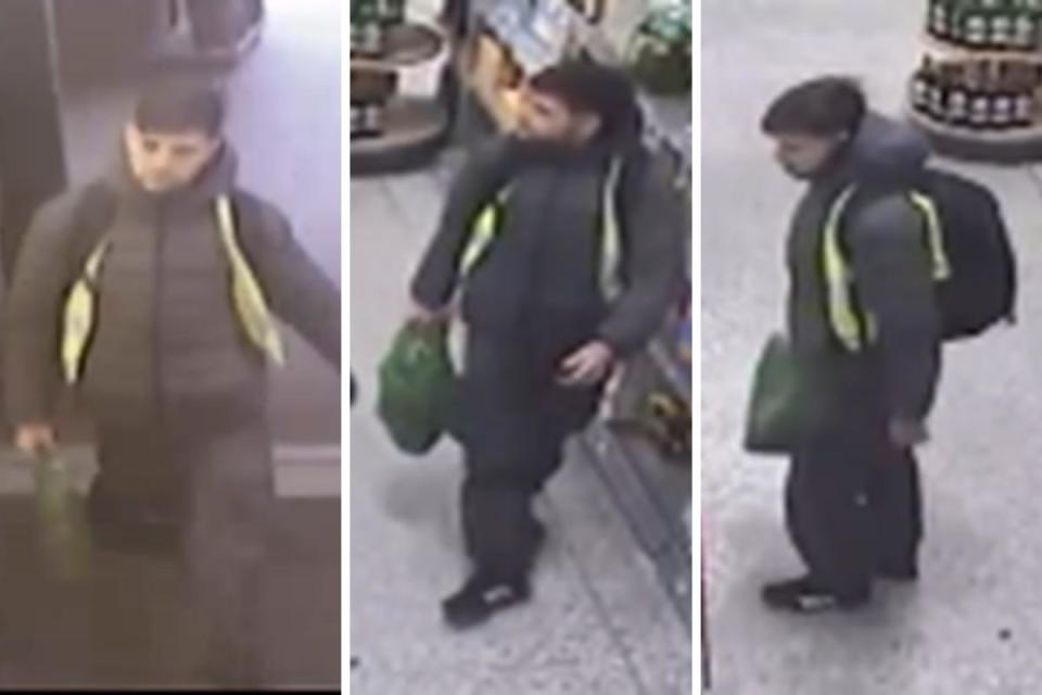 Police want to identify this man in relation to an alcohol theft at Waitrose in Lymington i(Image: Hampshire Police)/i