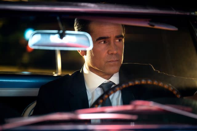 <p>Apptle TV+</p> Colin Farrell as private investigator John Sugar in Apple TV+'s "Sugar"