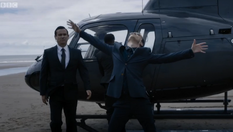 Yes, Moriarty, we do miss you. But still, Best.Entrance.Ever