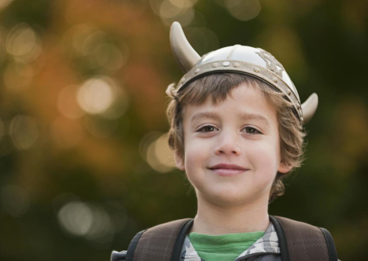 A genetic match to an ancient person doesn't mean you're more related genealogically. <a href="https://www.gettyimages.com/detail/photo/mixed-race-boy-in-viking-hat-outdoors-royalty-free-image/98355164" rel="nofollow noopener" target="_blank" data-ylk="slk:Mark Edward Atkinson/Tetra Images via Getty Images;elm:context_link;itc:0;sec:content-canvas" class="link ">Mark Edward Atkinson/Tetra Images via Getty Images</a>