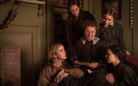 Emily Watson as 'Marmee' in the recent BBC adaption of Little Women  - Credit: Patrick Redmond 