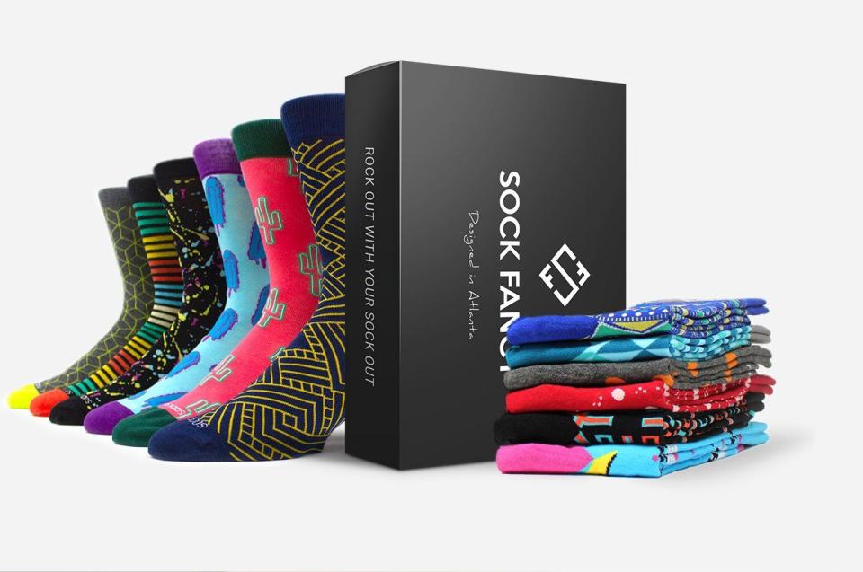 <p><strong>Sock Fancy </strong></p><p>sockfancy.com</p><p><strong>$12.00</strong></p><p><a href="https://go.redirectingat.com?id=74968X1596630&url=https%3A%2F%2Fsockfancy.com%2Fproducts%2Fsock-subscription%3Fgift_trigger_group%3Dyes&sref=https%3A%2F%2Fwww.goodhousekeeping.com%2Fholidays%2Ffathers-day%2Fg19831972%2Ffathers-day-gifts-from-daughter%2F" rel="nofollow noopener" target="_blank" data-ylk="slk:Shop Now;elm:context_link;itc:0;sec:content-canvas" class="link ">Shop Now</a></p><p>Your dad stepped up his fashion game the moment he discovered the joy that patterned socks bring. Lean into his new obsession by signing him up for a customizable sock subscription, so he can get two or three pairs of crew or no-show socks each month. </p><p><strong>RELATED</strong>: <a href="https://www.goodhousekeeping.com/holidays/fathers-day/g32446510/best-subscription-boxes-for-men/" rel="nofollow noopener" target="_blank" data-ylk="slk:20 Cool Subscription Boxes to Buy for Dads;elm:context_link;itc:0;sec:content-canvas" class="link ">20 Cool Subscription Boxes to Buy for Dads</a></p>