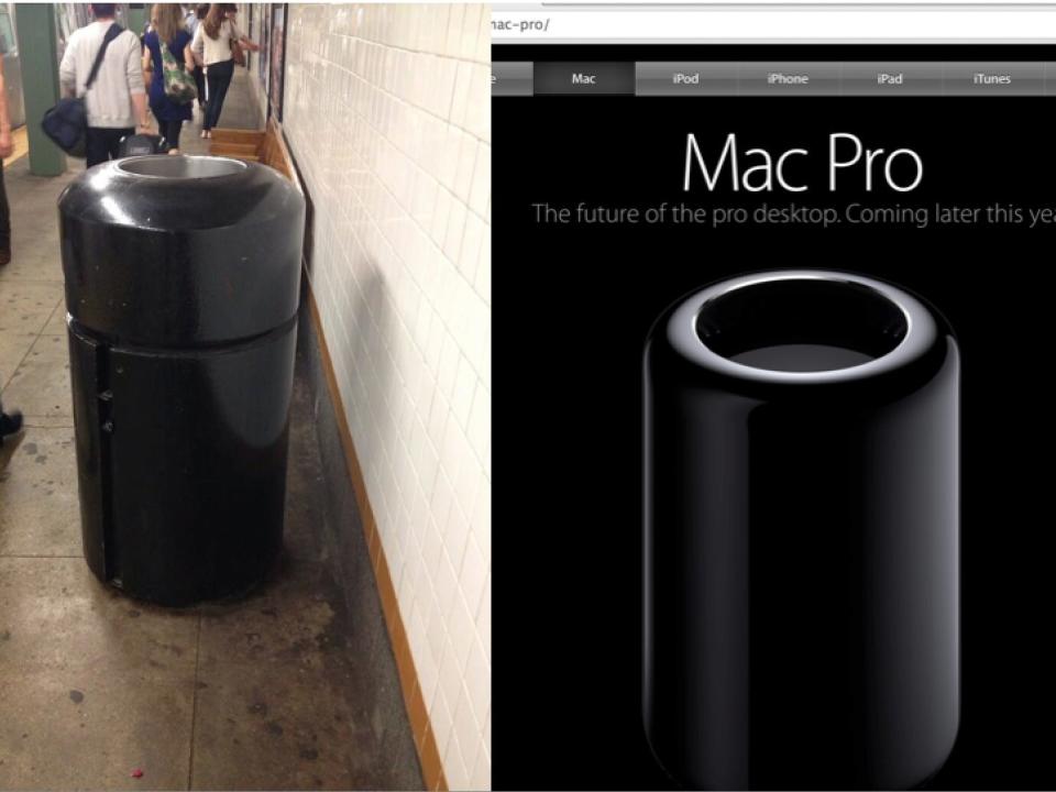 Apple's 2013 Mac Pro was dubbed the "trash can."