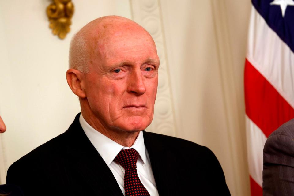 PHOTO: In this Jan. 6, 2023, file photo, Rusty Bowers, former Arizona House speaker, during a ceremony at the White House in Washington, D.C. (Bloomberg via Getty Images, FILE)