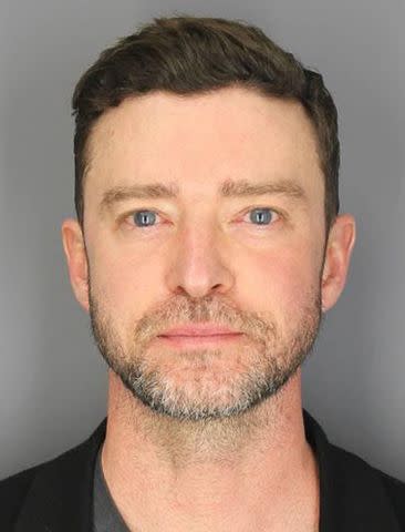 <p>Sag Harbor Police Department</p> Justin Timberlake's mug shot